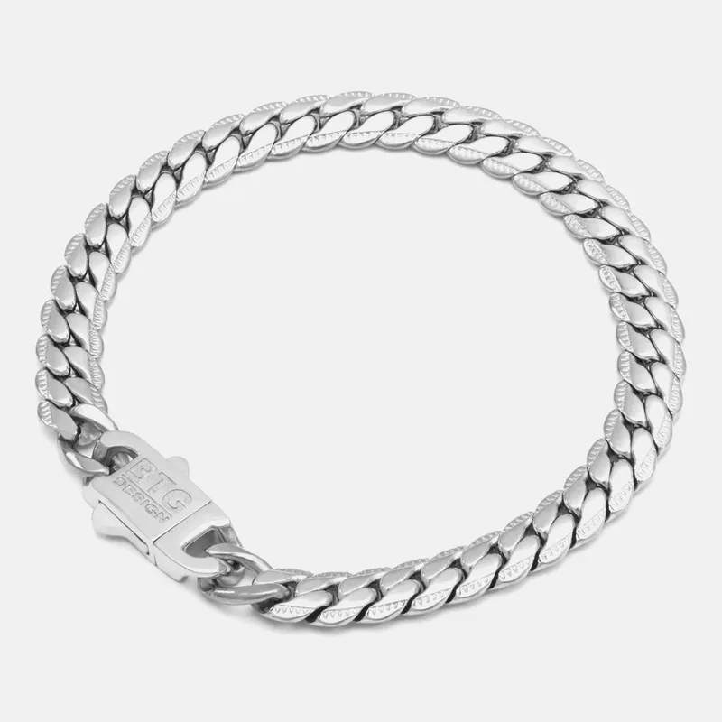 BTG Snake 7Mm Ασημί Βραχιόλι Ανοξείδωτο Ατσάλι (9000175542_33592)