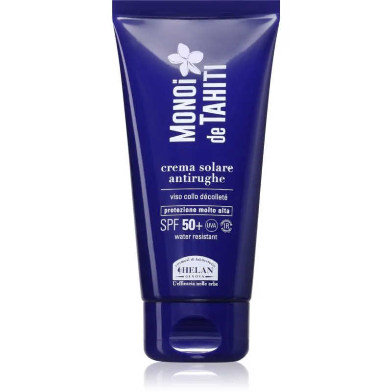 Helan MONOÏ de TAHITI Sun Cream SPF50+ προστατευτική κρέμα για σώμα και πρόσωπο SPF 50+ 75 ml