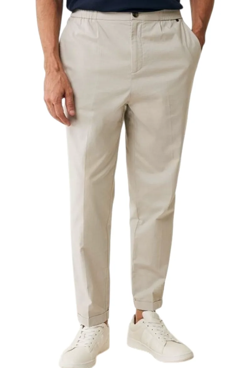 Παντελόνι Υφασμάτινο Mexx Cropped MF007003851M-Light Grey Ανδρικό