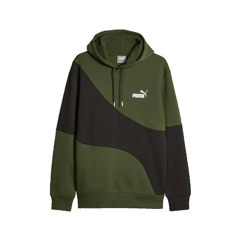 Φούτερ Puma Sweat à capuche Power Cat vert
