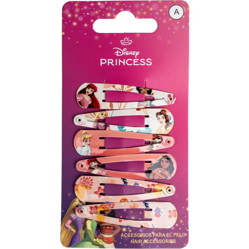 Disney Princess Hair Accessories κλιπ για τα μαλλιά για παιδιά 6 τμχ