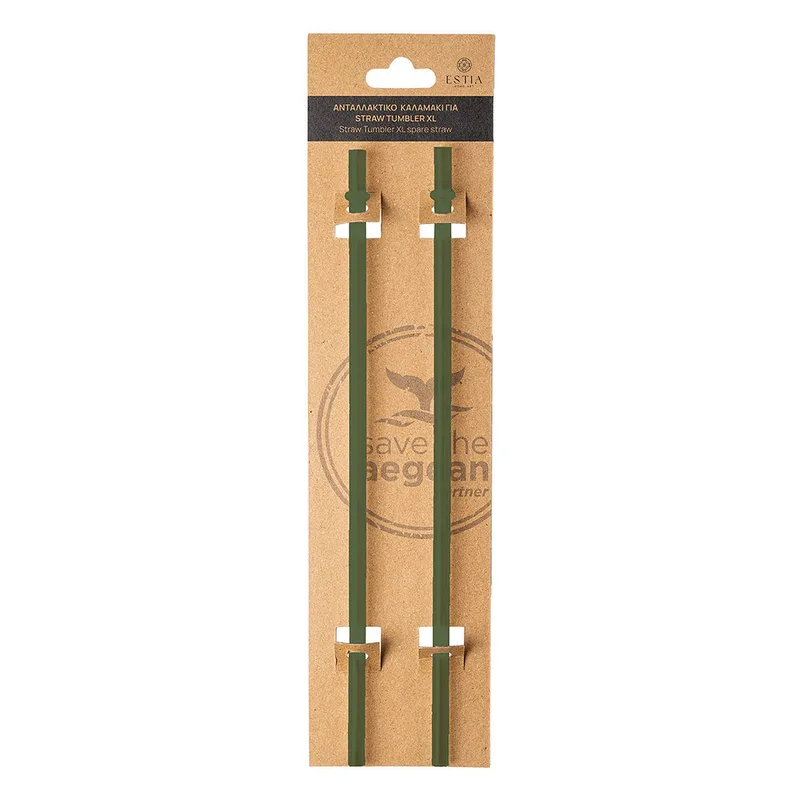 Καλαμάκια Ανταλλακτικά Straw Tumbler XL Forest Spirit 900ml 2Τμχ Estia 01-32319