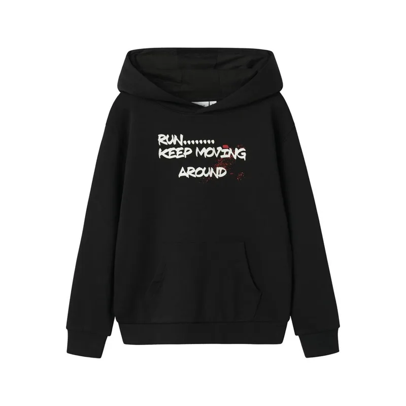 Μπλούζα φούτερ αγόρι name it-13246698-Black