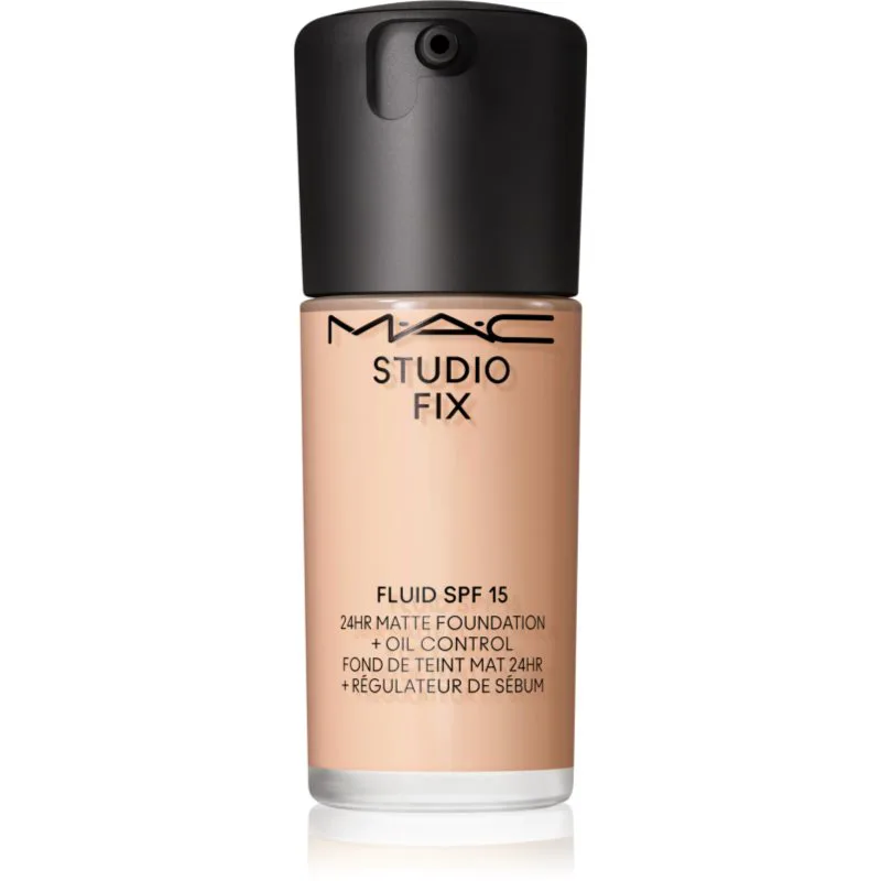 MAC Cosmetics Studio Fix Fluid SPF 15 24HR Matte Foundation + Oil Control ματ μεικ απ SPF 15 απόχρωση N4.5 30 ml