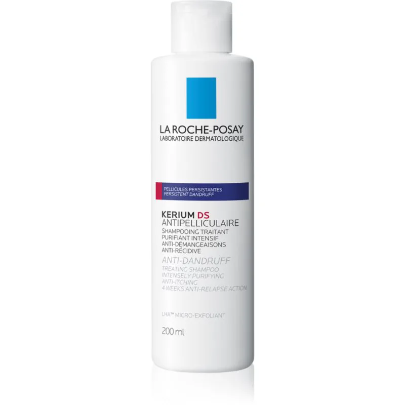 La Roche-Posay Kerium DS Anti-Dandruff θεραπευτικό σαμπουάν κατά της πιτυρίδας 200 ml