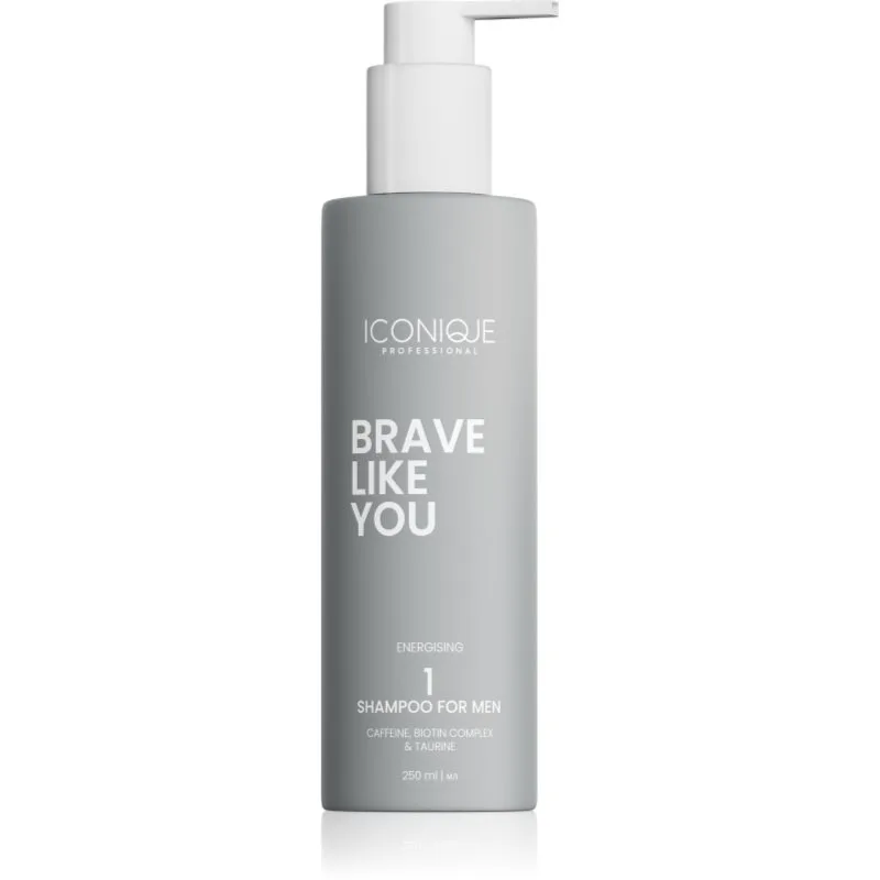 ICONIQUE Professional BRAVE LIKE YOU Energising Shampoo ενεργοποιητικό σαμπουάν για άντρες 250 ml