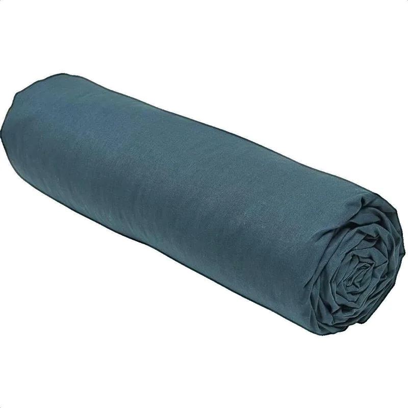 Σεντόνια με λάστιχο Today Drap housse ORGANIC bleu paon grand bonnet 180x200 cm