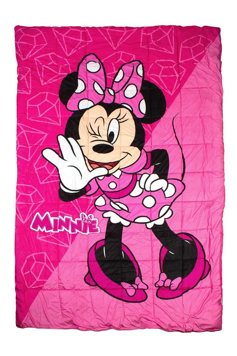 Κουβερτοπάπλωμα Flannel-Sherpa Disney Home Minnie 15 160X250 Fuchsia-Pink