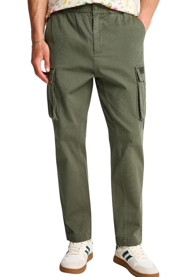 Παντελόνι Υφασμάτινο Funky Buddha Cargo FBM013-032-02-DEEP FOREST Ανδρικό