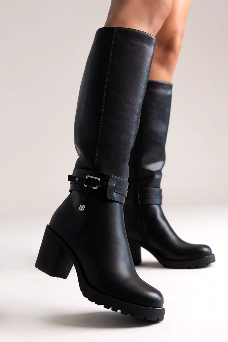 MARIAMARE Casual Heel Boots MARIAMARE - 63618 - Black Matte