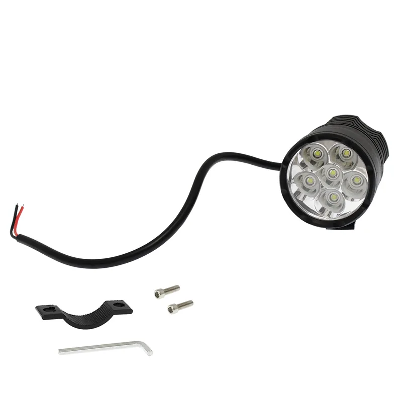 αδιάβροχος προβολέας μοτοσυκλέτας led cree 6 smd 2.17" 30w 12/60v 1200lm ψυχρό λευκό 6000k ip67 oem