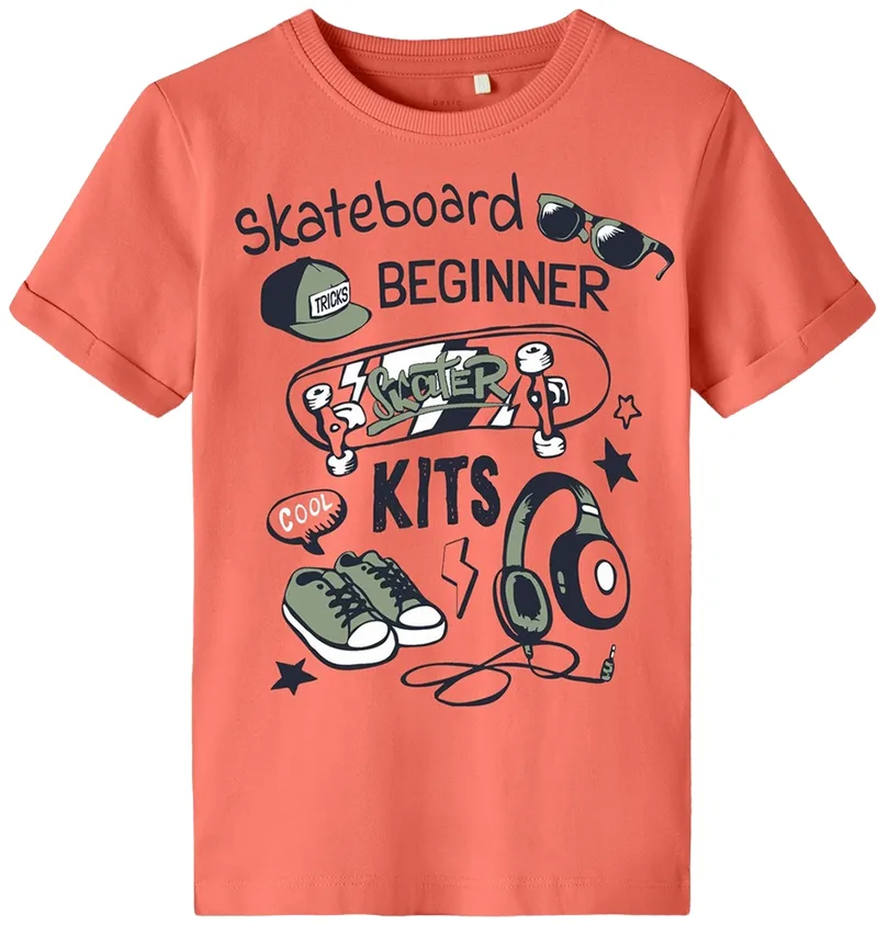 T-SHIRT NAME IT 13214988 NMMVUX ΠΟΡΤΟΚΑΛΙ (92 CM)-(2 ΕΤΩΝ)