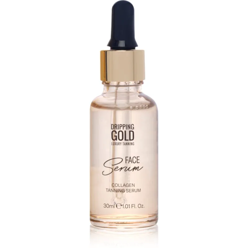 Dripping Χρυσό Luxury Tanning Collagen Face Serum ορός αυτομαυρίσματος για πρόσωπο με κολαγόνο 30 ml