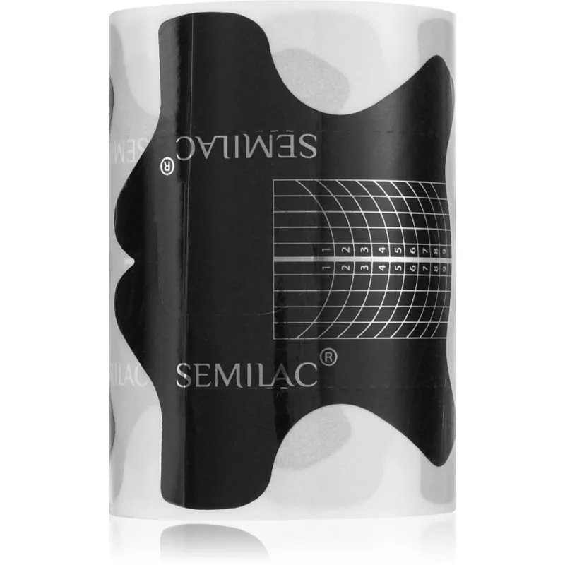 Semilac Shaper Wide Nail Forms Στένσιλ Για τα νύχια 100 τμχ