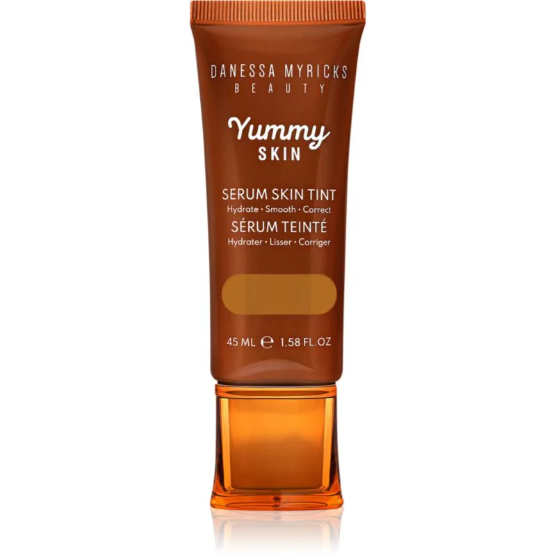 Danessa Myricks Beauty Yummy Skin Serum Skin Tint ενυδατικό μεικ απ με λειαντική επίδραση απόχρωση 12 - Dark Skin with Golden Undertones 100 ml