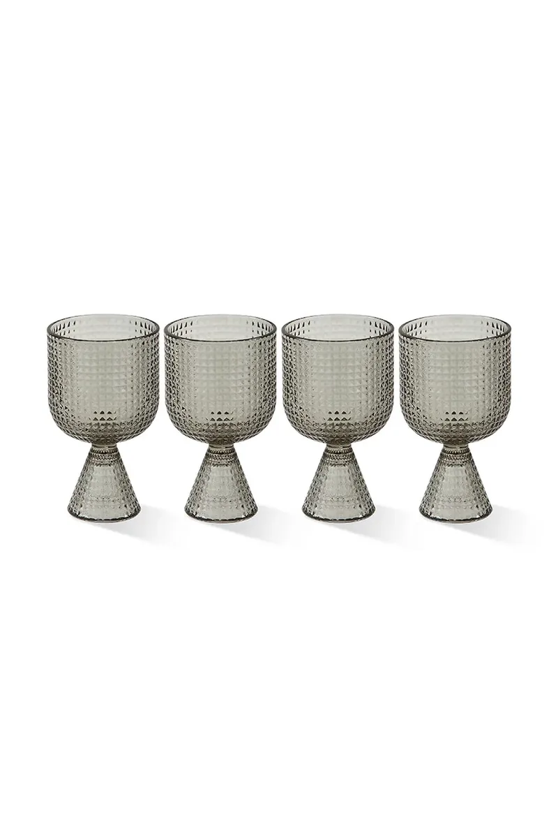 Σετ ποτηριών κρασιού Pols Potten Rooftop 390 ml 4-pack