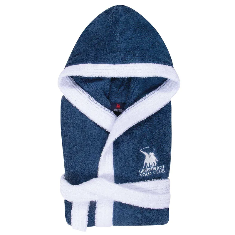 Παιδικό Μπουρνούζι Greenwich Polo Club 8624 Dark Blue No.6