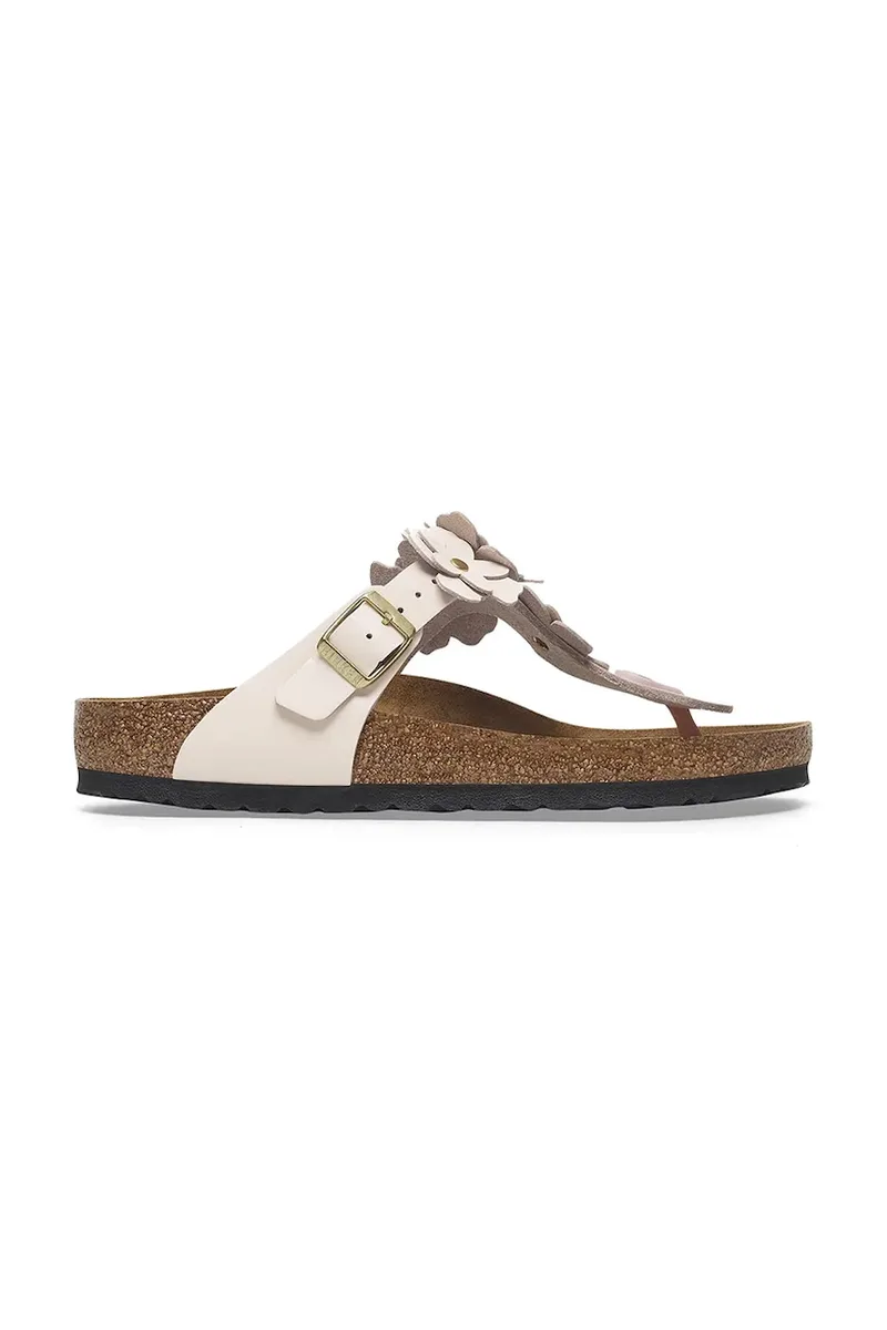 Birkenstock Δερμάτινες σαγιονάρες Birkenstock Gizeh Flowers