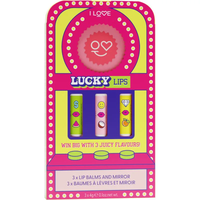 I Love Lucky Lips σετ δώρου για τα χείλη