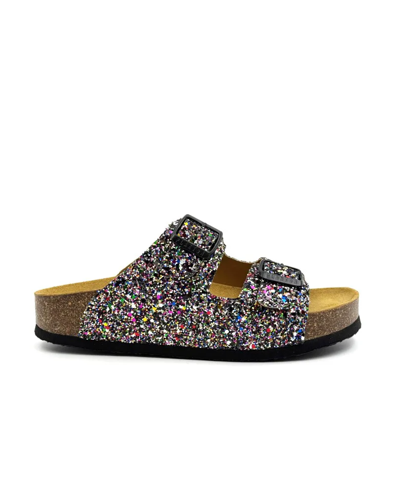 PLAKTON ΓΥΝΑΙΚΕΙΟ ΣΑΝΔΑΛΙ 340010 GLITTER ELECTRA MULTICOLOR 31