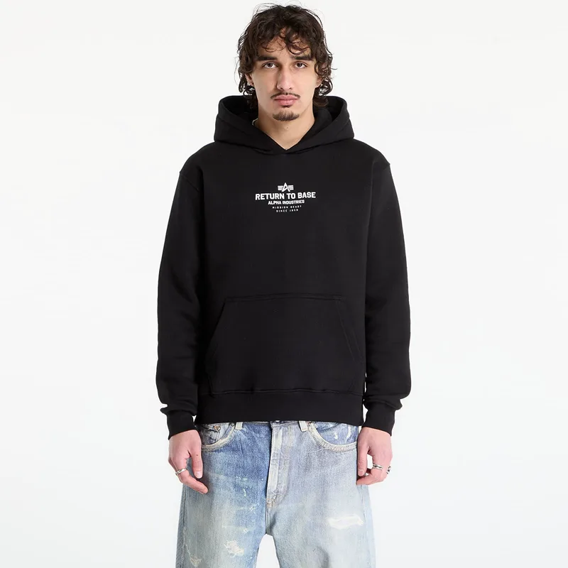 Φούτερ Alpha Industries Return To Base Hoodie Black XL