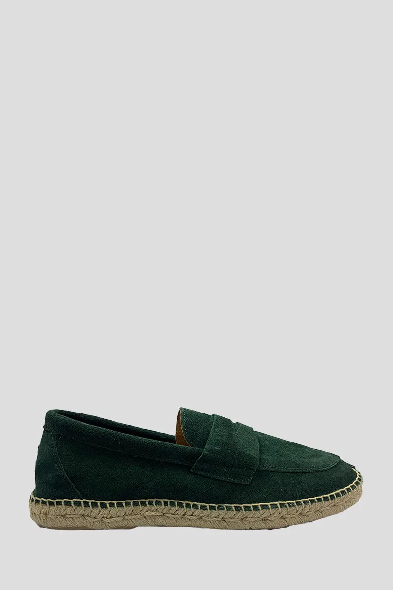 ABARCA Ανδρικό Πράσινο Split Leather Moccasins/Green