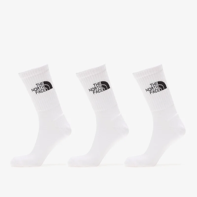 The North Face Everyday Standard Crew Sock 3-Pack TNF White XS