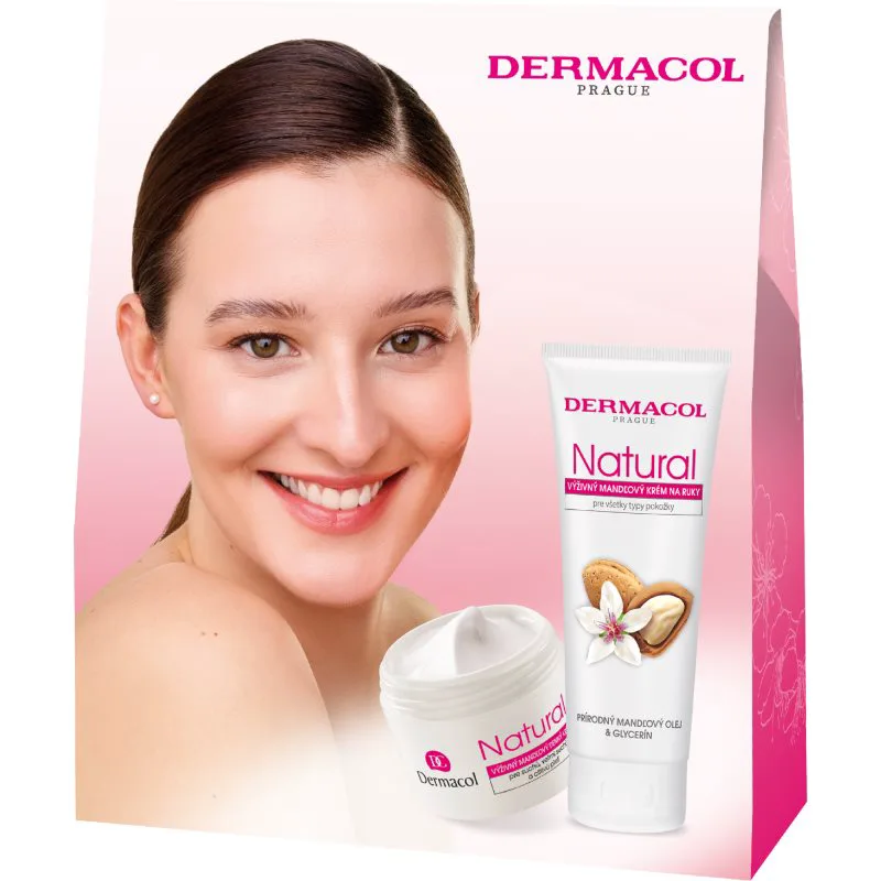 Dermacol Natural σετ δώρου με λάδι αμύγδαλου