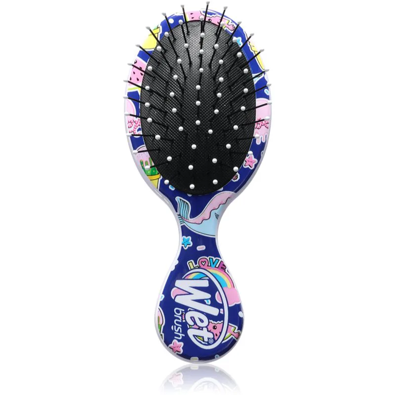 Wet Brush Mini Detangler Happy Hair Fantasy βούρτσα για τα μαλλιά ταξιδιωτικό 1 τμχ