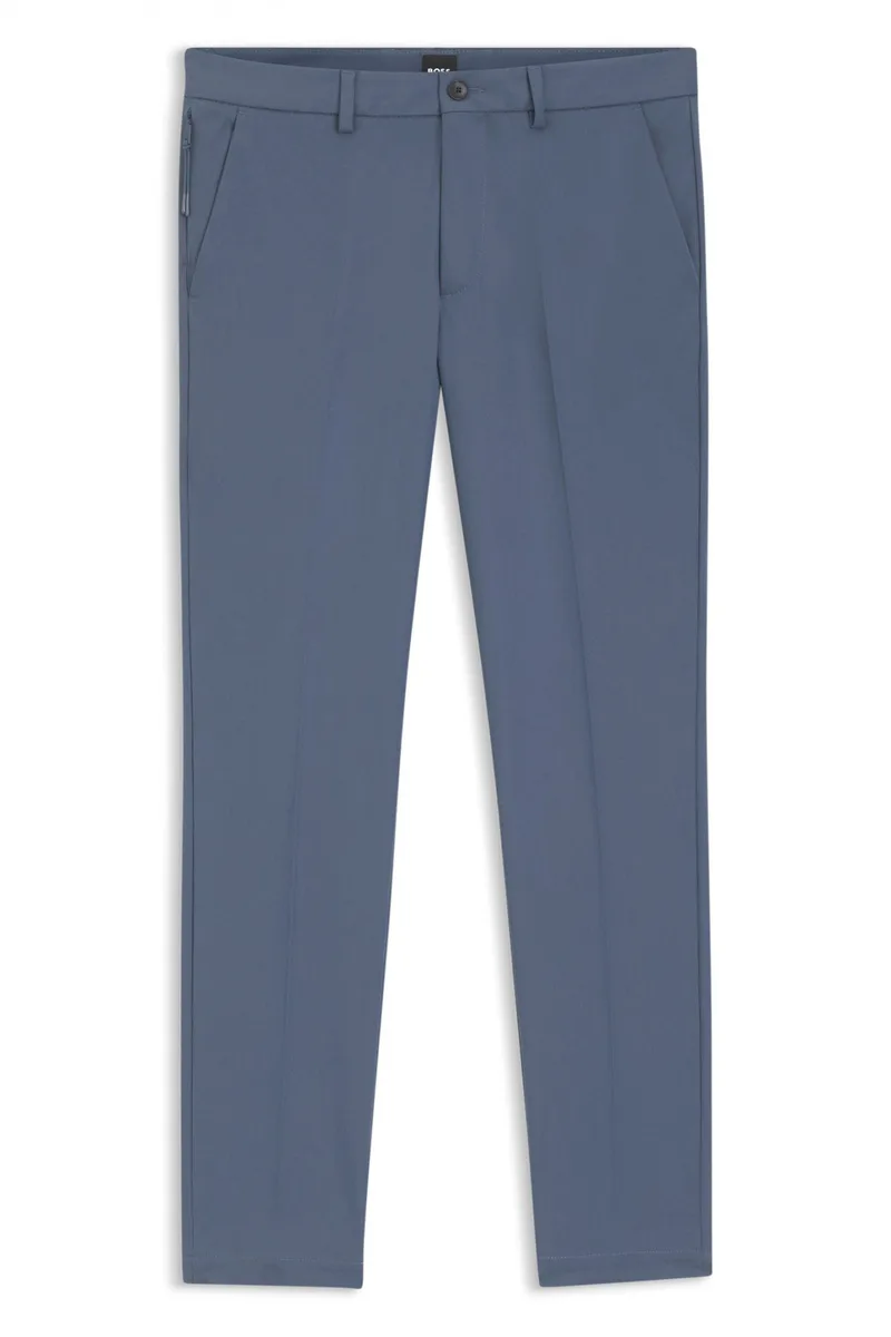 BOSS ΠΑΝΤΕΛΟΝΙ CHINO SLIM FIT P-KAITON1-ZIP ΡΑΦ ΜΠΛΕ