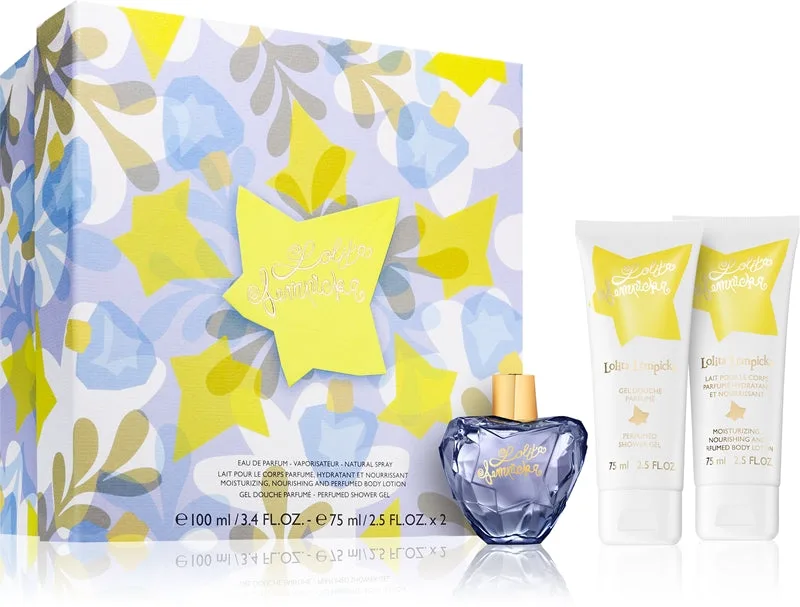 Lolita Lempicka Mon Premier women's gift set edp 100 ml + perfumed body milk 75 ml + perfumed shower gel 75 ml