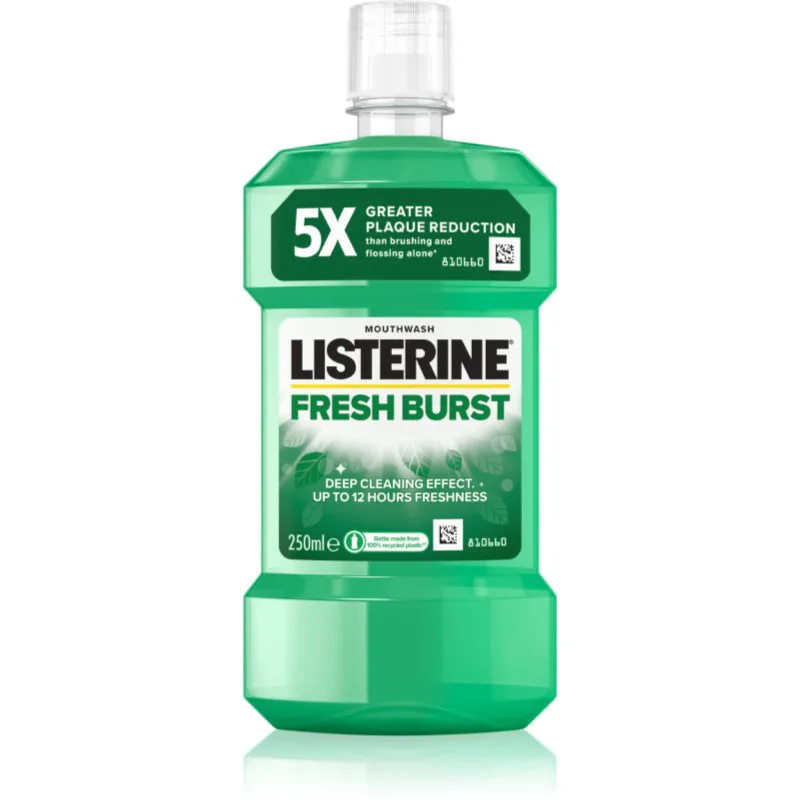 Listerine Fresh Burst στοματικό διάλυμα κατά της οδοντικής πλάκας 250 ml