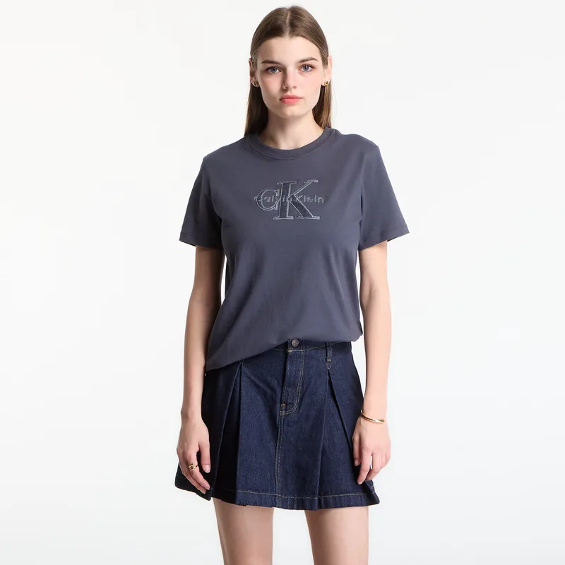 T-shirt Calvin Klein Jeans Ss Baby Terry Hero Monologo Tee Ebony L