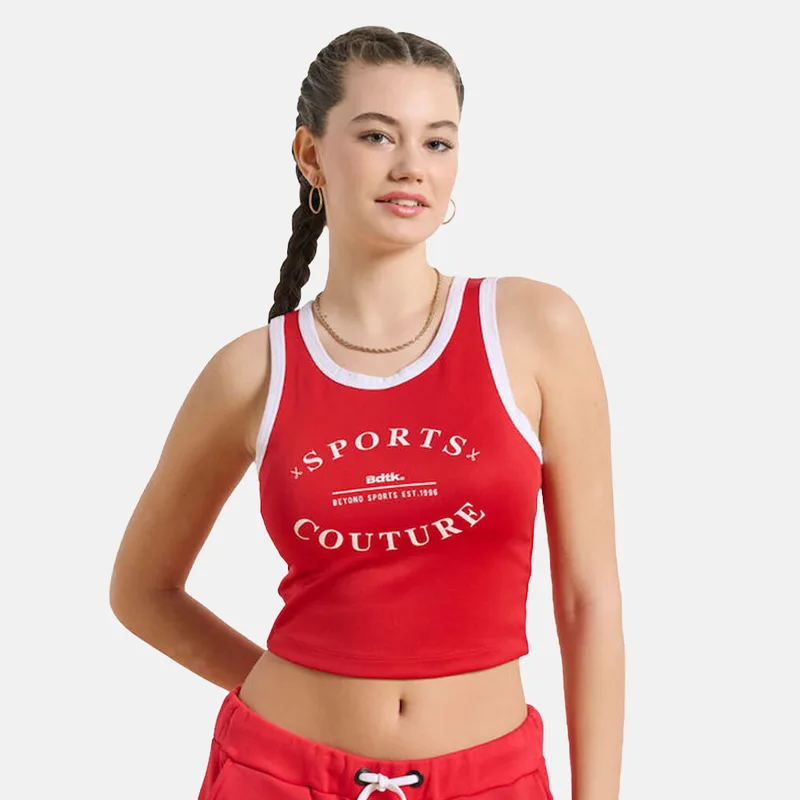 BodyTalk Γυναικείο Αμάνικο T-Shirt Crop (9000216036_1634)