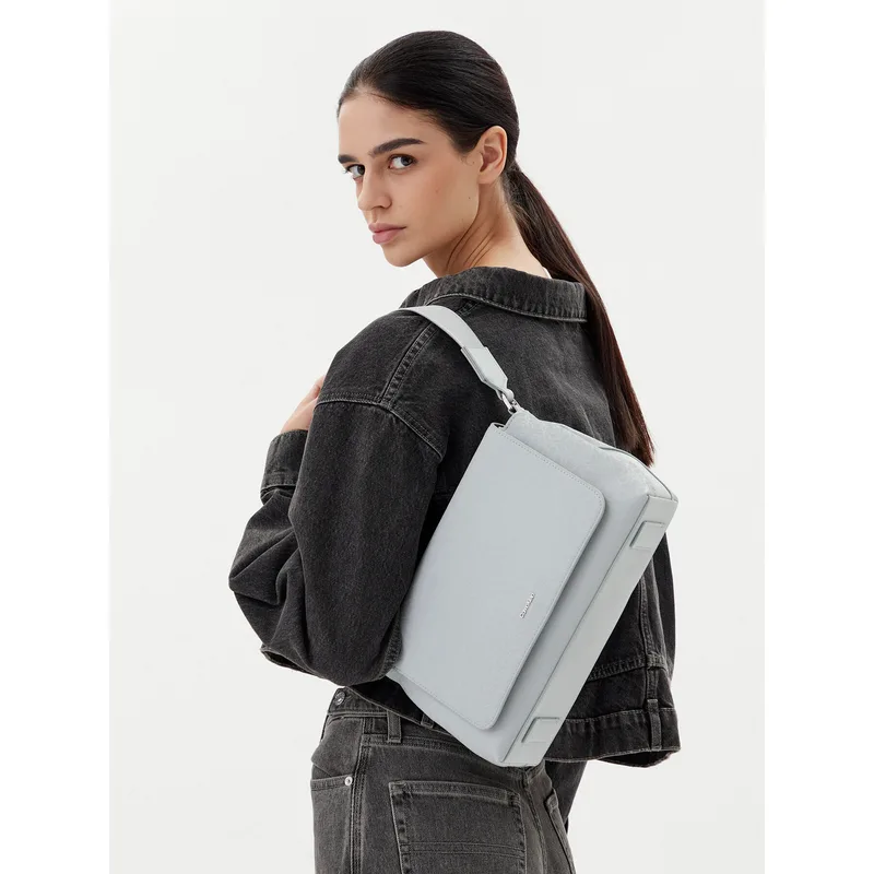 Τσάντα Calvin Klein Ck Must Satchel_Mono K60K613181 Γκρι