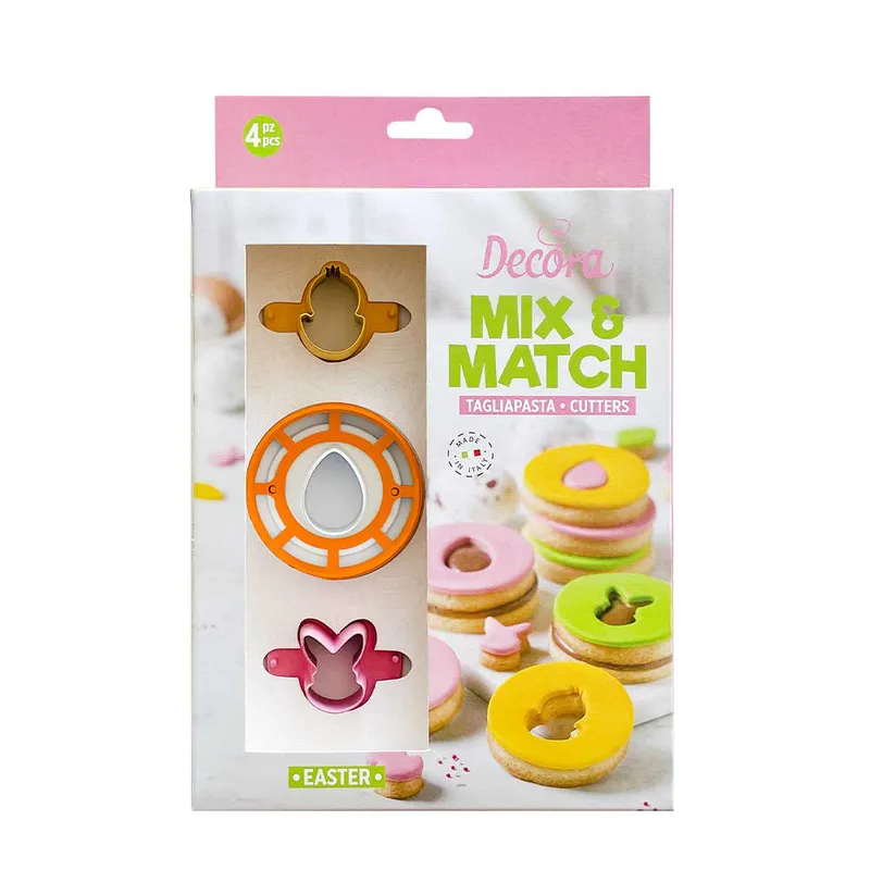 FILLED COOKIES EASTER CUTTERS SET OF 4