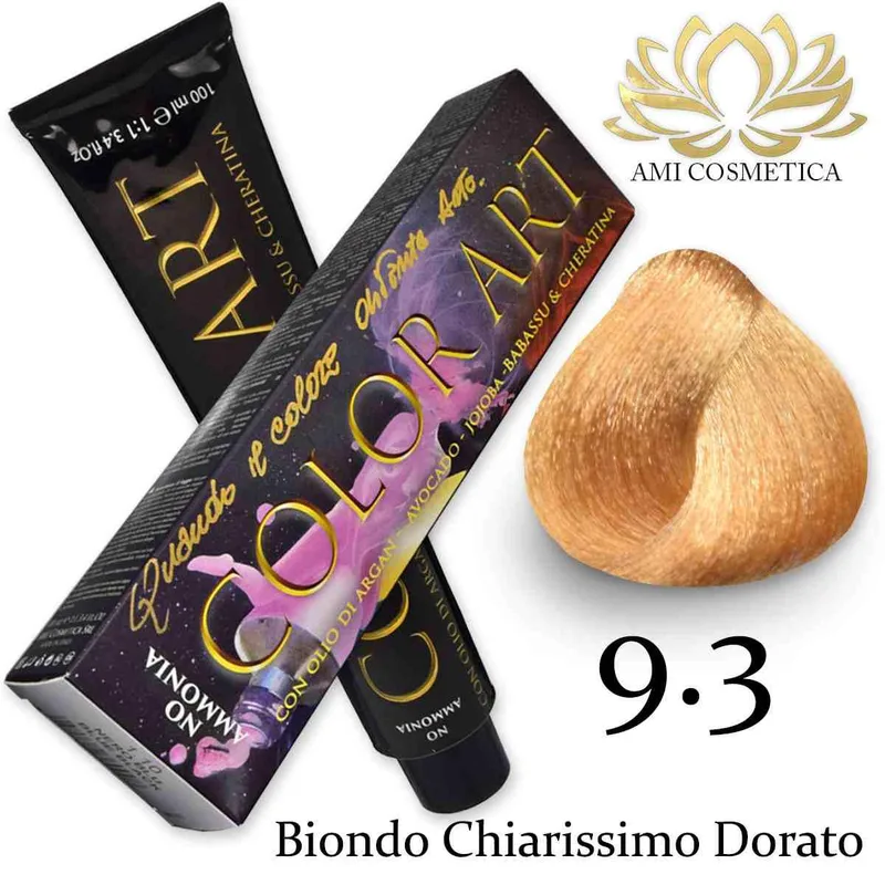 Color art ammonia free 100 ml 9.3 very light golden blond