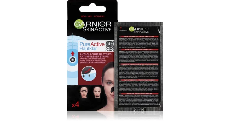 Garnier PureActive Anti-Blackhead Strip x4