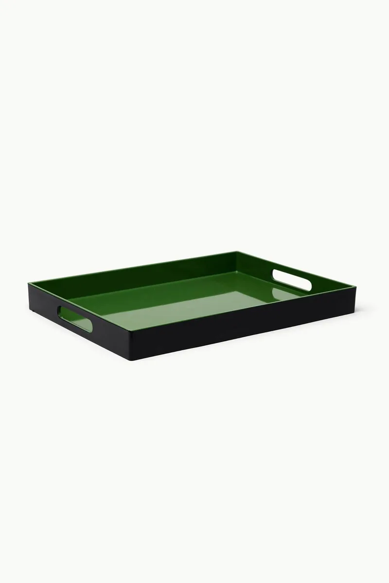 Coincasa πλαστικός δίσκος σερβιρίσματος 25 x 35 cm - 006813179 Πράσινο