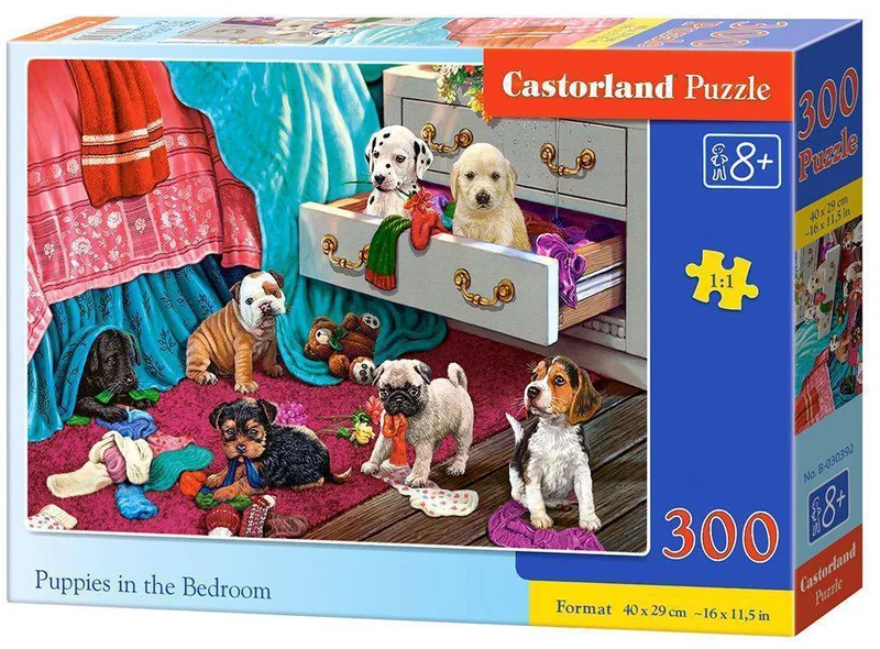 PUPPIES IN THE BEDROOM CASTORLAND 300 ΚΟΜΜΑΤΙΑ