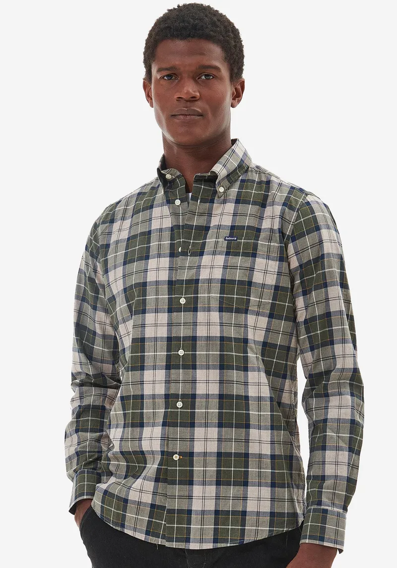 Barbour Πουκάμισο της σειράς Wetheram - MSH4982TN16 Forest Mist