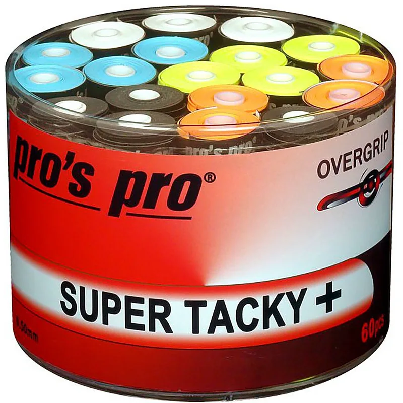 Pros Pro Super Tacky Plus Tennis Overgrips x 60