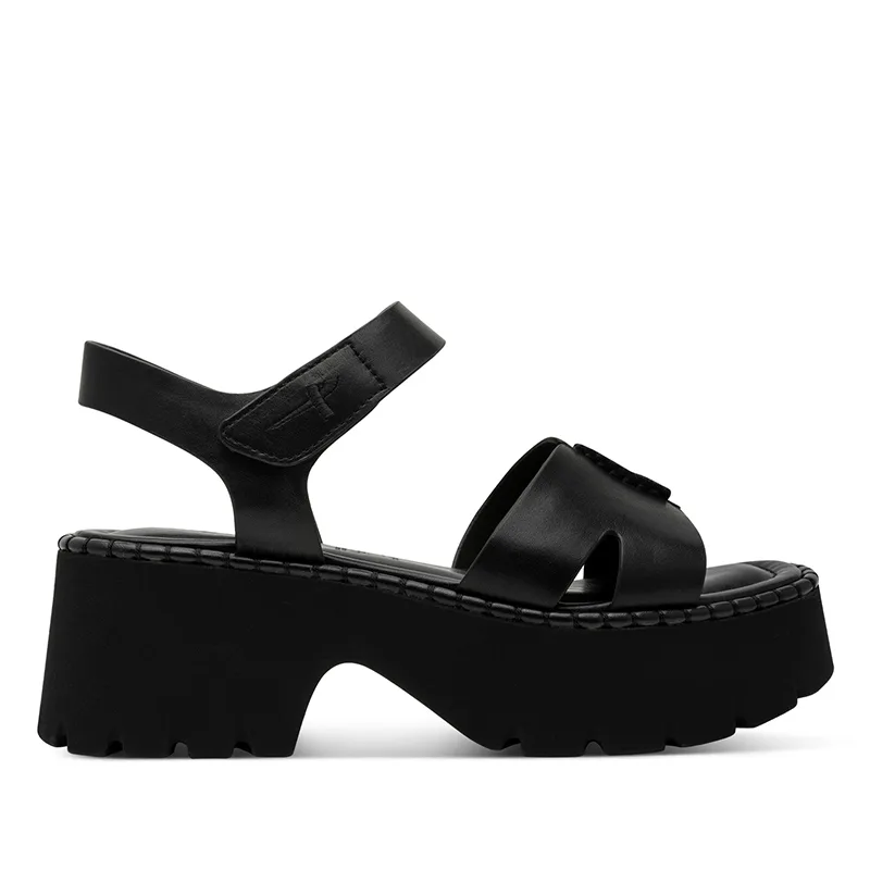 TAMARIS ΓΥΝΑΙΚΕΙΟ ΠΕΔΙΛΟ 1-28377-46 003 BLACK LEATHER
