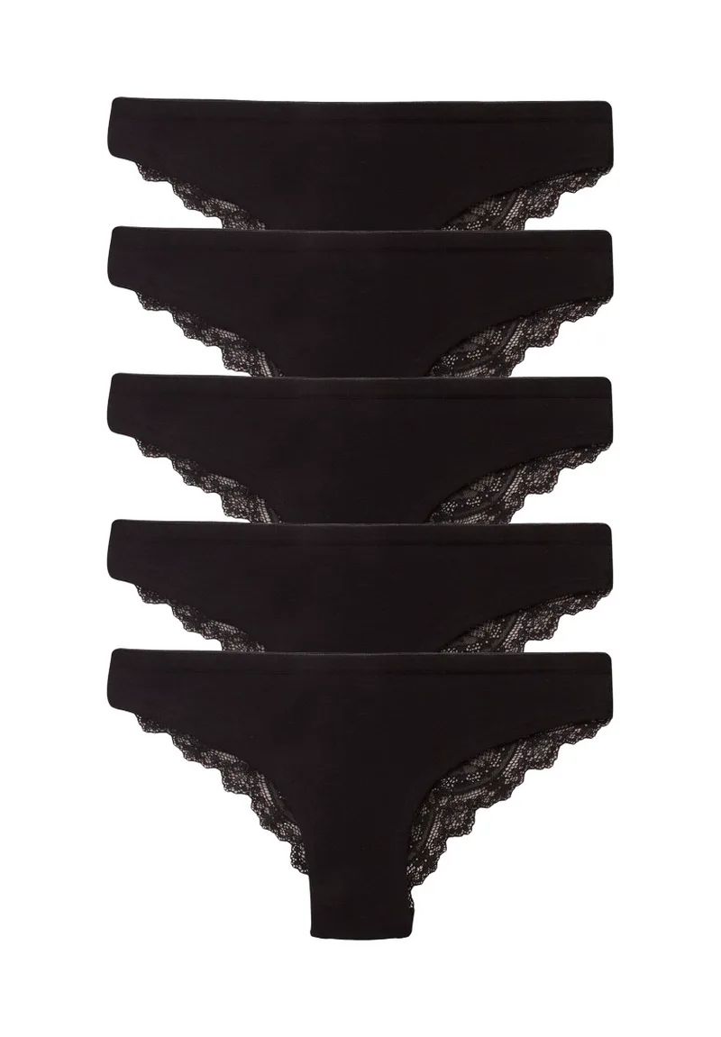 Brazil Norddiva με δαντέλα Comfy Black 5 Τεμ. ZLATA2