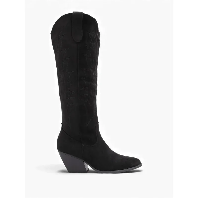 Μπότες με τακούνι La Modeuse 76973_P182399