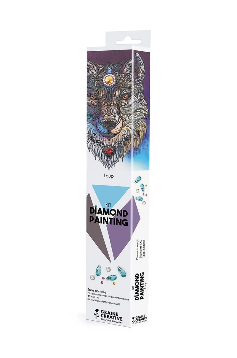Κιτ diy Graine Creative Diamond Painting Loup