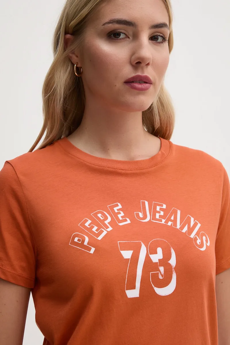Βαμβακερό μπλουζάκι Pepe Jeans GIGI