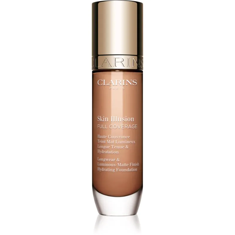 Clarins Skin Illusion Hydrating Foundation Βάση πλήρους κάλυψης απόχρωση 112.5W 30 ml