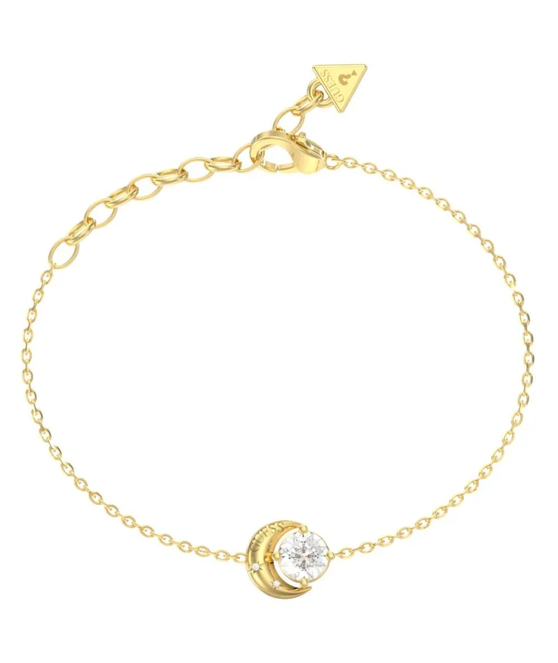 GUESS STEEL Βραχιόλι από Ανοξείδωτο ατσάλι Χρυσό JUBB06234JWYGL