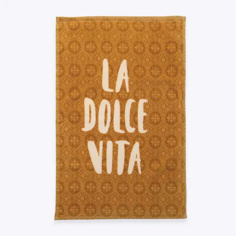 Πετσέτα Κουζίνας (40x60) Nef-Nef Homeware La Dolce Vita Mustard